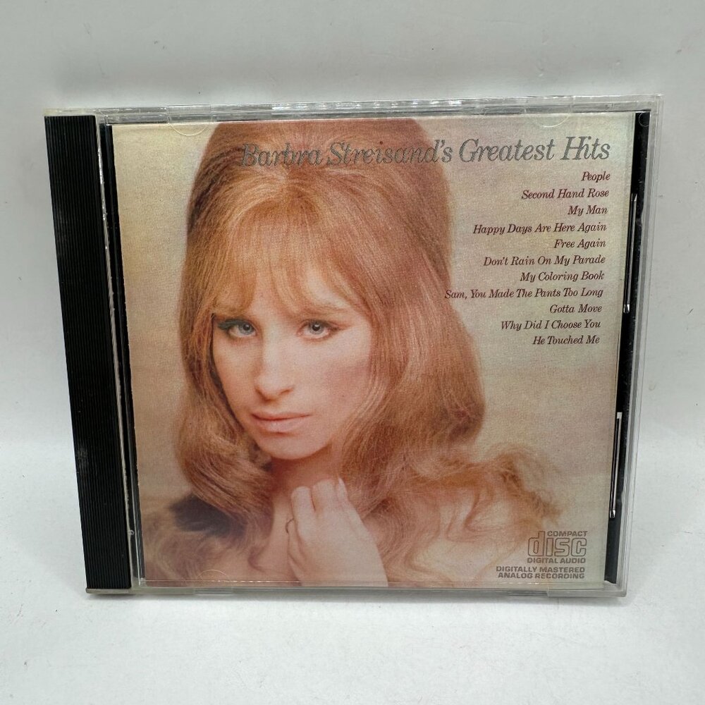 Barbra Streisands Greatest Hits CD Album Columbia Records CK9968